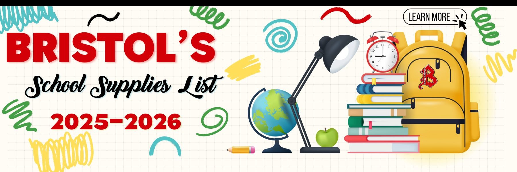 School supply lists are now available.