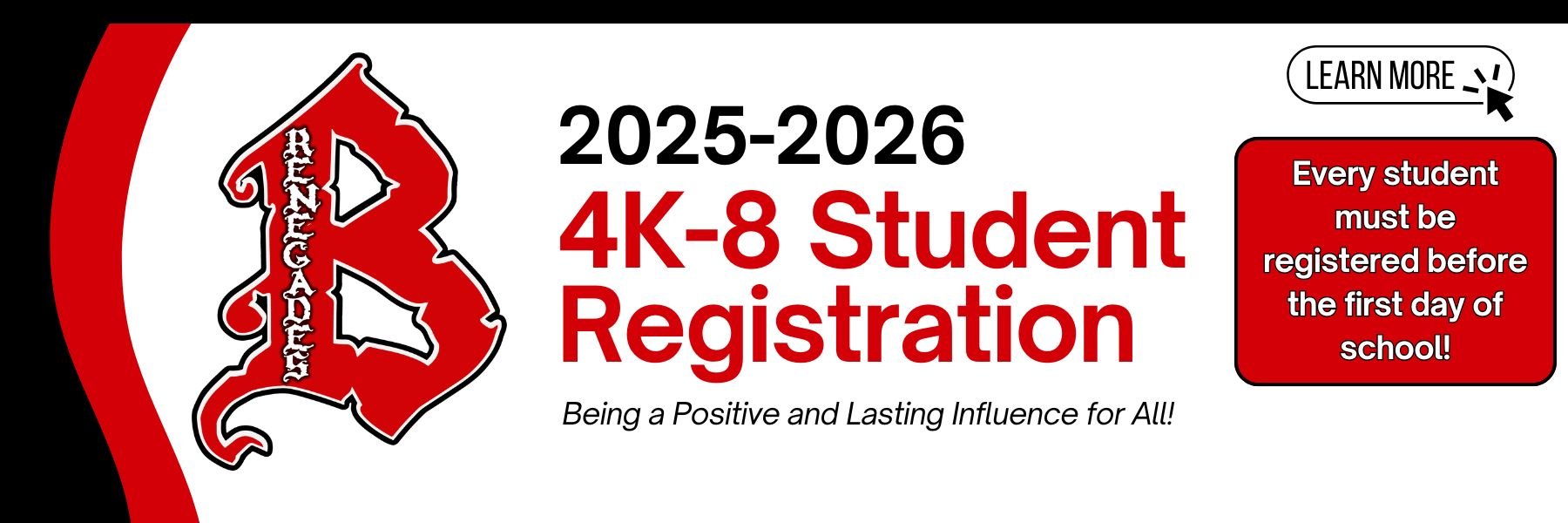 Contact Bristol School at 262-857-2334 for 25-26 registration information.