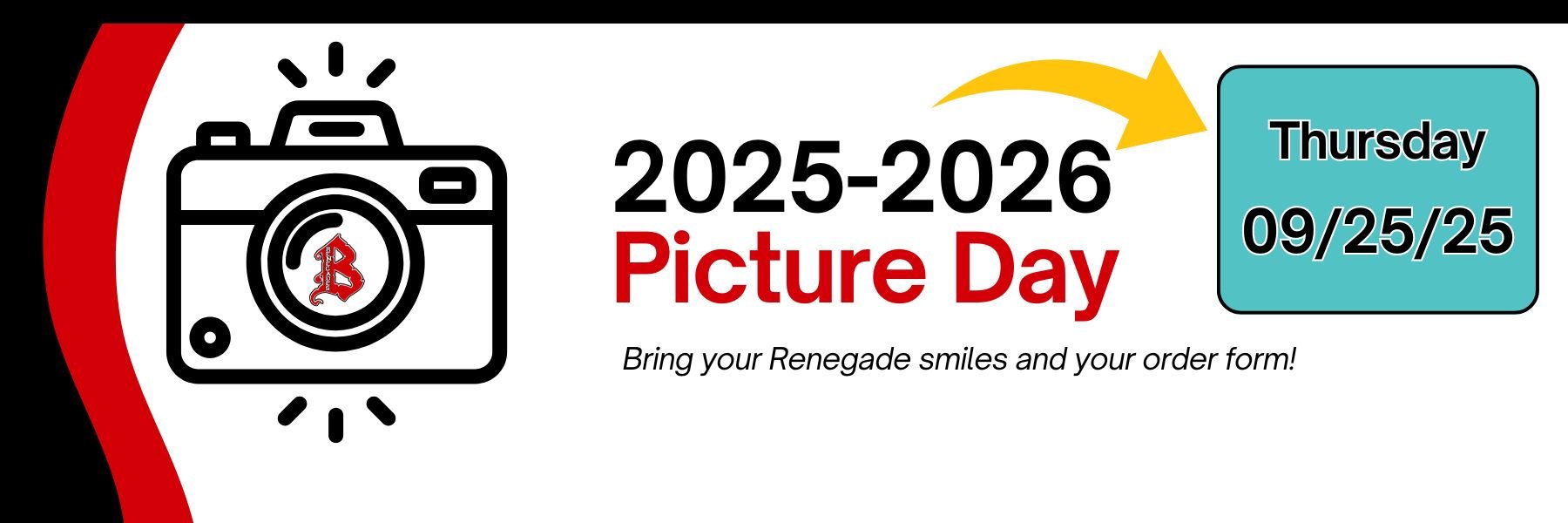 Bristol Picture Day is Thursday, 9/25/25.